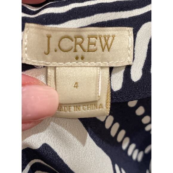 J Crew Women’s Black/White Summer Romper with Pockets Size 4 - Picture 6 of 7